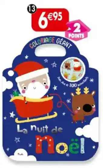 Maximo Coloriage géant la nuit de noël offre