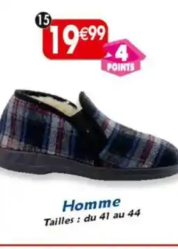 Maximo Chausson fourré homme offre