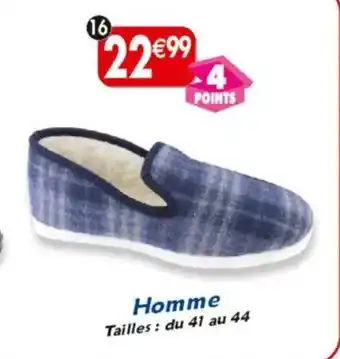 Maximo Chausson fourré homme offre