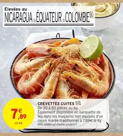 Intermarché Hyper Crevettes cuites offre