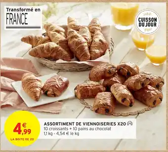 Intermarché Hyper Assortiment de viennoiseries x20 offre