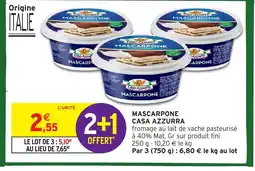 Intermarché Hyper CASA AZZURRA Mascarpone offre