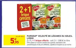 Intermarché Hyper LIEBIG Pursoup' velouté de légumes du soleil offre