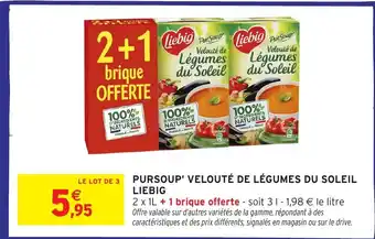Intermarché Hyper LIEBIG Pursoup' velouté de légumes du soleil offre