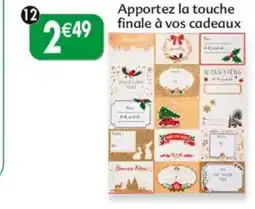 Maximo 15 étiquettes autocollantes paquet cadeau offre