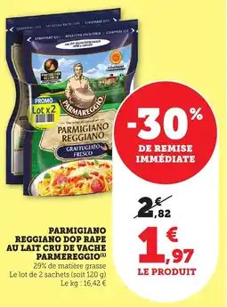 Bi1 Parmigiano reggiano dop rape au lait cru de vache parmereggio offre