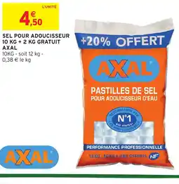 Intermarché Hyper AXAL Sel pour adoucisseur offre