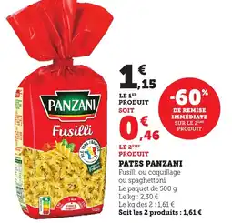 Bi1 Pates panzani offre