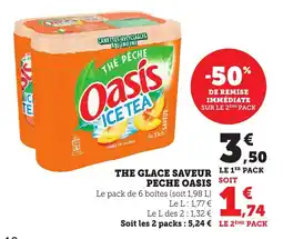Bi1 The glace saveur peche oasis offre