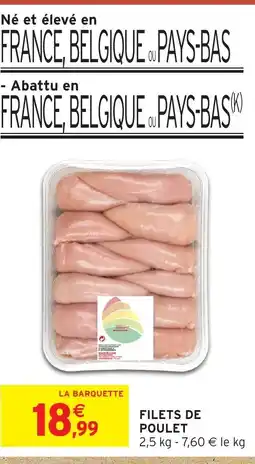 Intermarché Hyper Filets de poulet offre