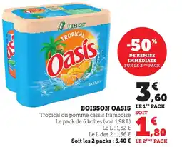Bi1 Boisson oasis offre