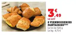 Bi1 8 viennoiseries fantaisies offre