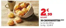 Bi1 30 chouquettes offre