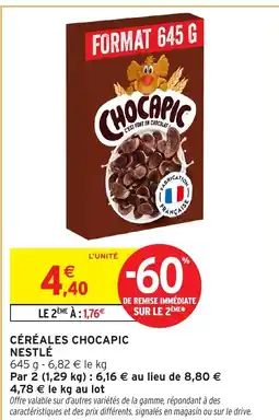 Intermarché Hyper CHOCAPIC Céréales offre