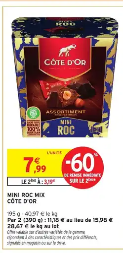 Intermarché Hyper CÔTE D'OR Mini roc mix offre