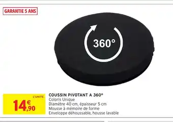 Intermarché Hyper Coussin pivotant a 360° offre