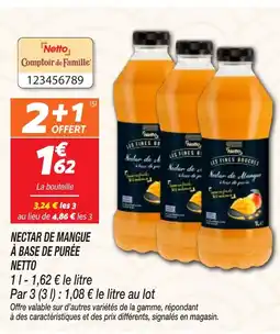 Netto NETTO Nectar de mangue à base de purée offre