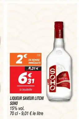 Netto SOHO Liqueur saveur litchi offre