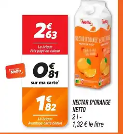 Netto NETTO Nectar d'orange offre