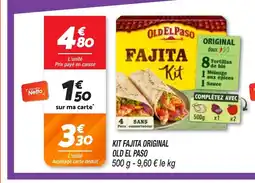 Netto OLD EL PASO Kit fajita original offre