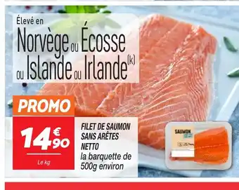 Netto NETTO Filet de saumon sans arêtes offre