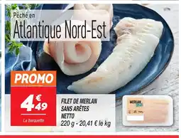 Netto NETTO Filet de merlan sans arêtes offre