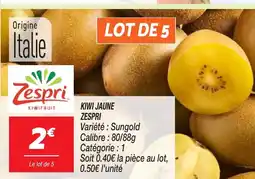 Netto ZESPRI Kiwi jaune offre