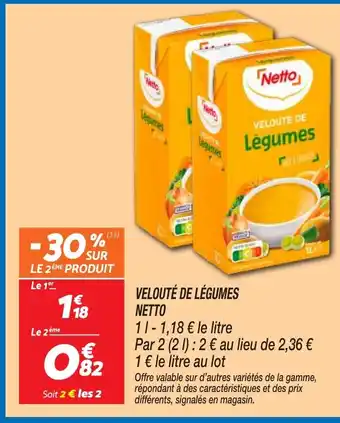 Netto NETTO Velouté de légumes offre