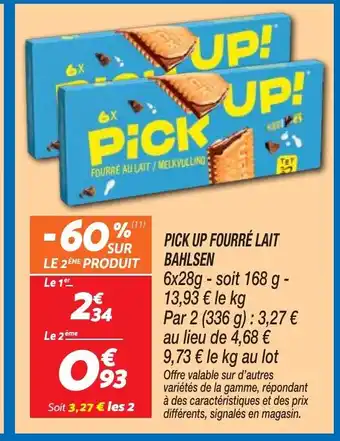 Netto PICK UP Fourré lait bahlseFOURRE AU LAIT/MELKVULLING offre