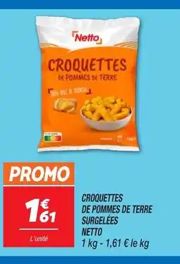 Netto NETTO Croquettes de pommes de terre surgelées offre