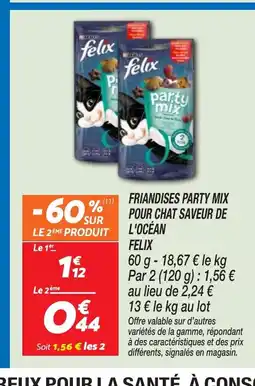 Netto FELIX Friandises party mix pour chat saveur de l'océan offre