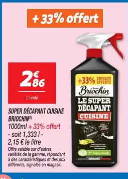 Netto BRIOCHIN Super décapant cuisine offre