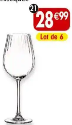 Maximo Verres à pied offre