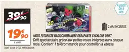 Netto Moto futuriste radiocommandée dérapante cycklone drift offre