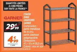 Netto GARNIER Etagère range chaussures offre