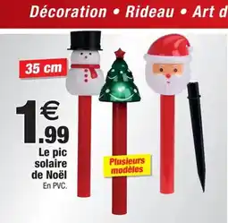 Bazarland Le pic solaire de Noël offre