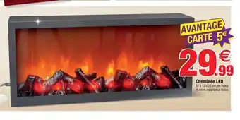 Bazarland Cheminée LED offre