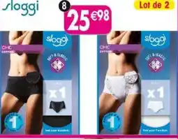 Maximo Lot de 2 culottes chic maxi sloggi offre