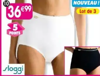 Maximo 3 culottes maxi basic gold sloggi offre