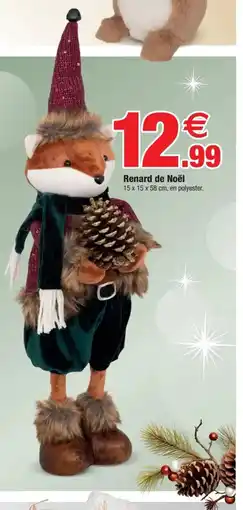 Bazarland Renard de Noël offre