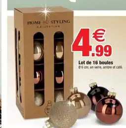 Bazarland Lot de 16 boules offre