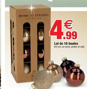 Bazarland Lot de 16 boules offre