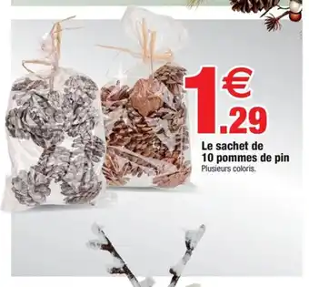 Bazarland Le sachet de 10 pommes de pin offre