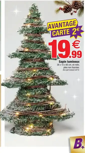 Bazarland Sapin lumineux offre
