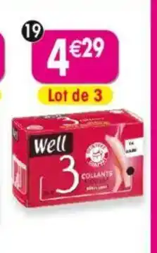 Maximo 3 paires de collants trio well offre