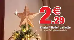 Bazarland Cimier Etoile pailletée offre