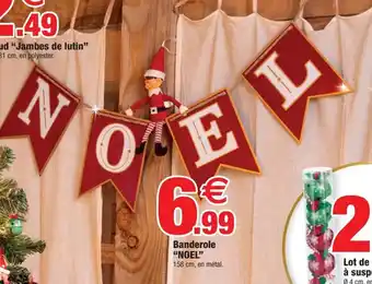 Bazarland Banderole NOEL offre