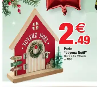 Bazarland Porte Joyeux Noël offre