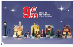 Bazarland Village de Noël lumineux offre