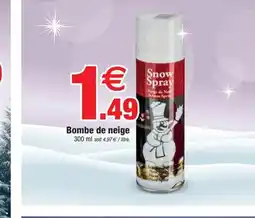 Bazarland Bombe de neige offre